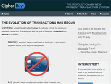 Tablet Screenshot of cipherbuy.com